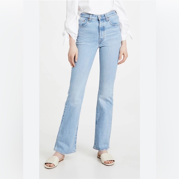 Levi's Women's Ribcage Bootcut Jeans, Summer Beam-Light - Picture 1 of 3